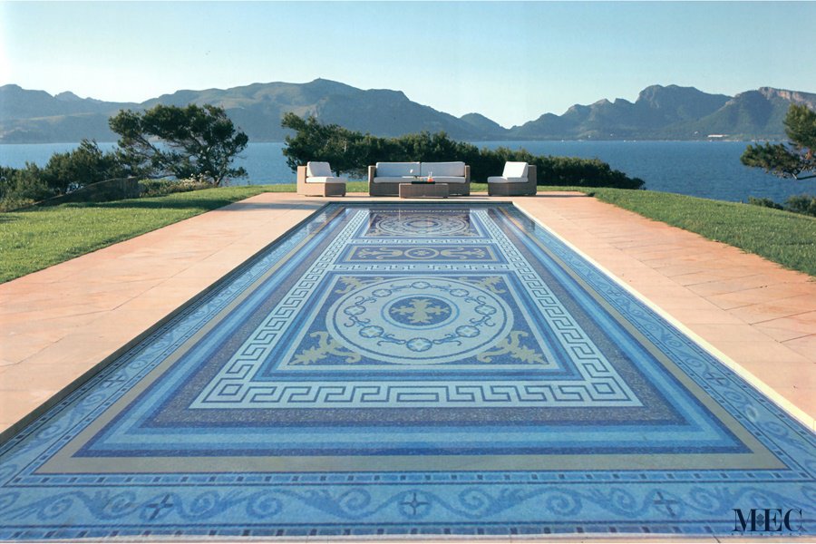 Luxury Pool Tile Mosaics - MEC - Bespoke Luxury Mosaics