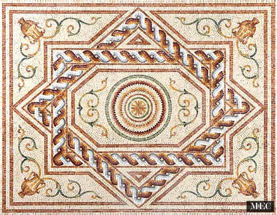 Custom Mosaics by MEC | Embellish your floor with a handcrafted and everlasting piece of art.