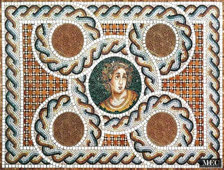 Custom Mosaics by MEC | Intricate realistic painting-like portrait of a Alexander the Great