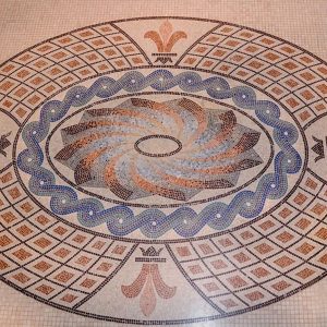 lyon marble mosaic flooring rug