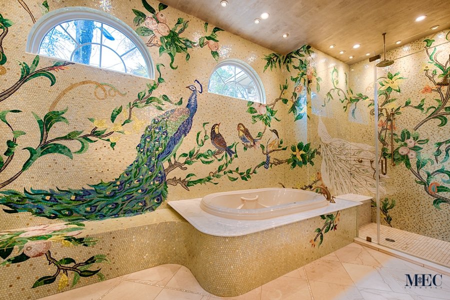 Custom Glass Mosaic Mural Ideas Mec Bespoke Luxury Mosaics