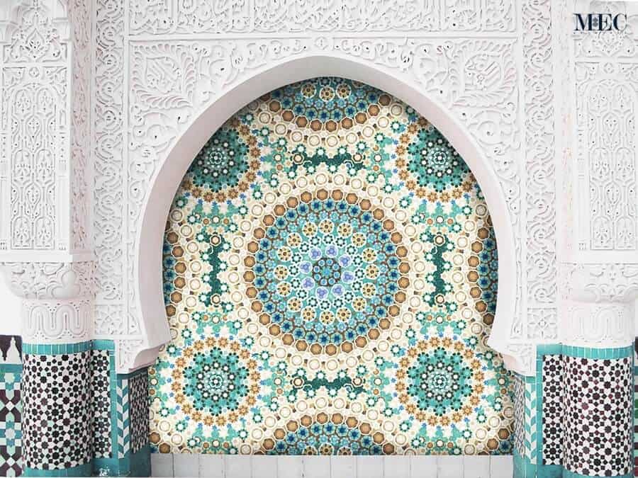 Moroccan Zellige Tile Art With A Modern, Tile Mosaic Murals Patterns