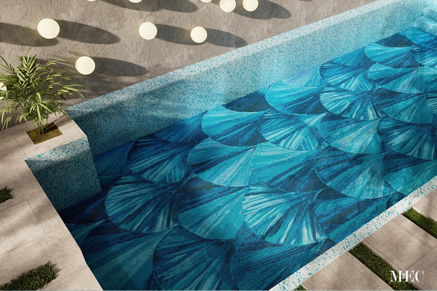 swimming pool mosaic designs