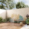 Juvel hand-cut glass mosaic wall art decorative gem