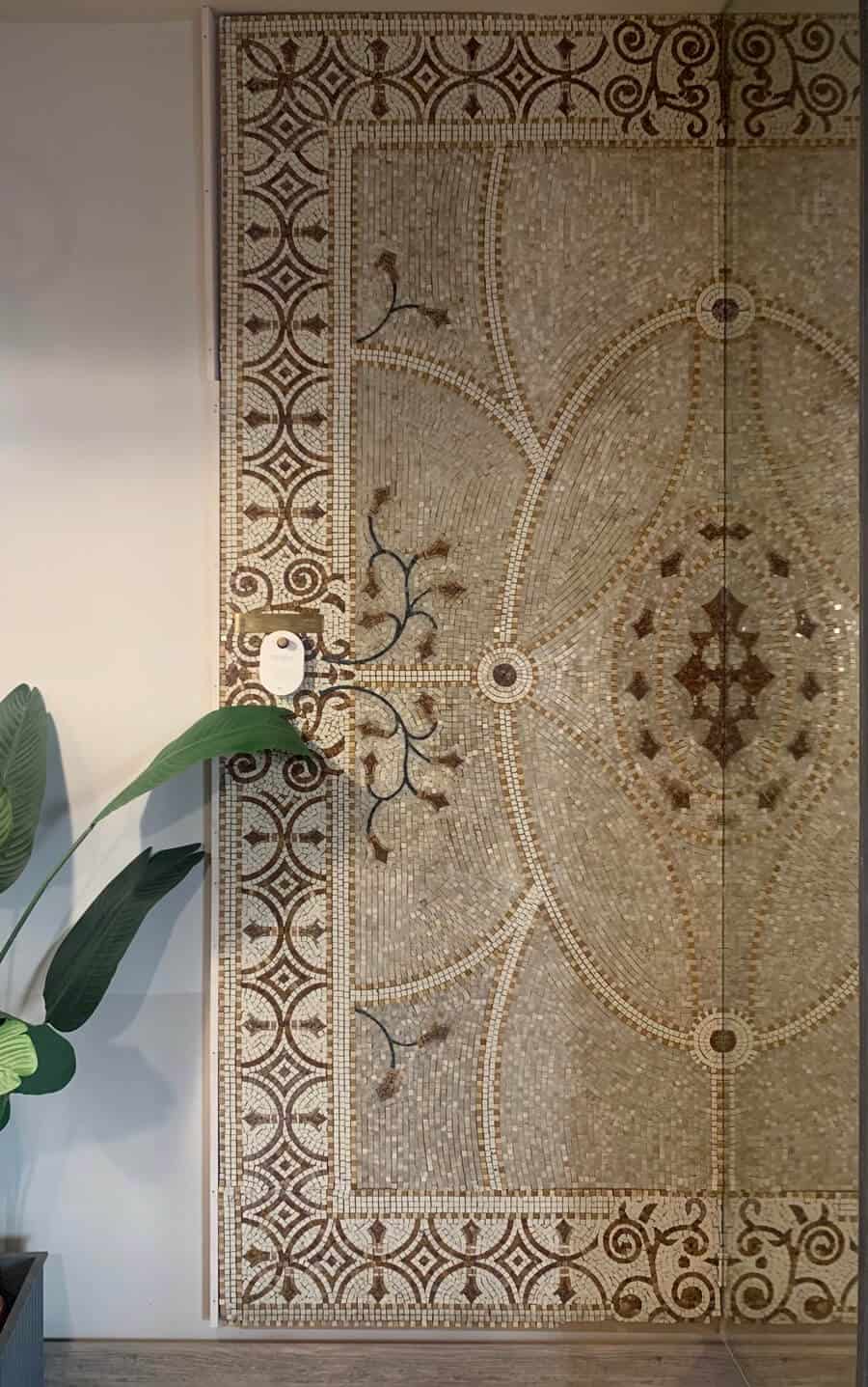 Ilario | Marble mosaic flooring rug onyx marble mosaic
