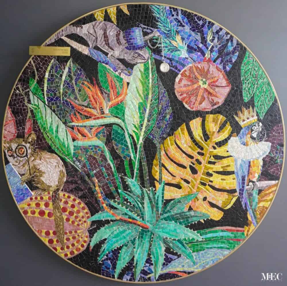 Whimsy World artistic mosaic tile art