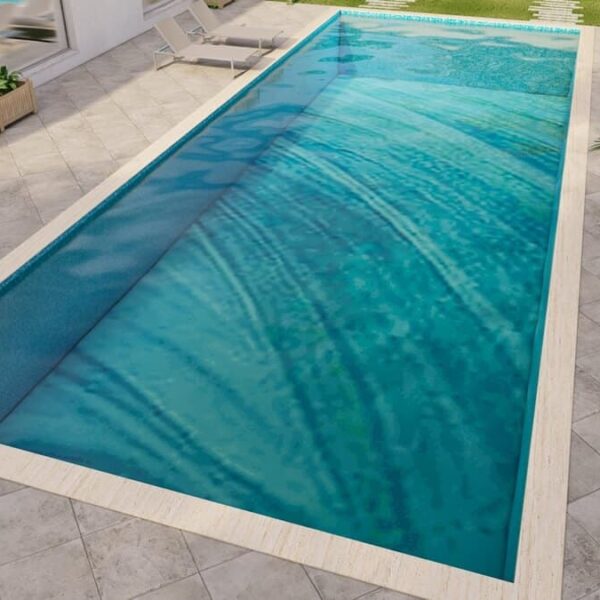 This image is showing a custom designed abstract rush stroke glass mosaic swimming pool tile art (1)