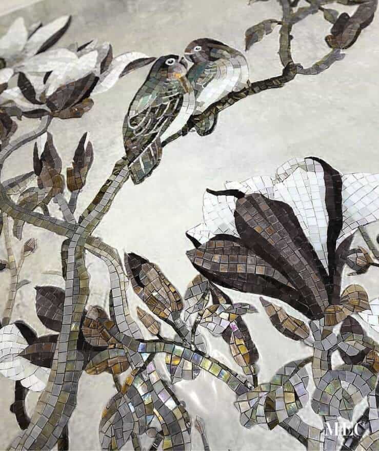 bird mosaic handcut ideas