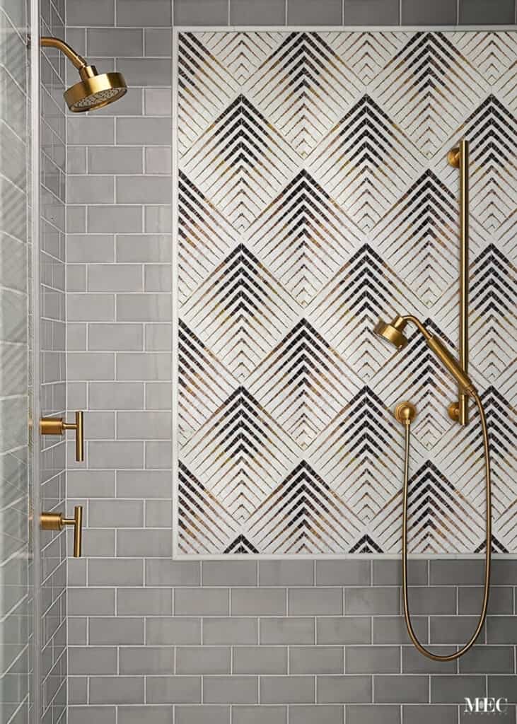 occlon wall mosaic artwork backsplash geometric glass