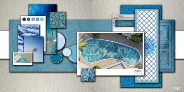 pool mosaic ideas artistic collage title