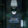 Enviro Green vanity wall bathroom backsplash
