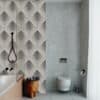 Occlon Geometric Mosaic Art bathroom wall