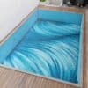 lumen blue abstract mosaic art swimming pool tile