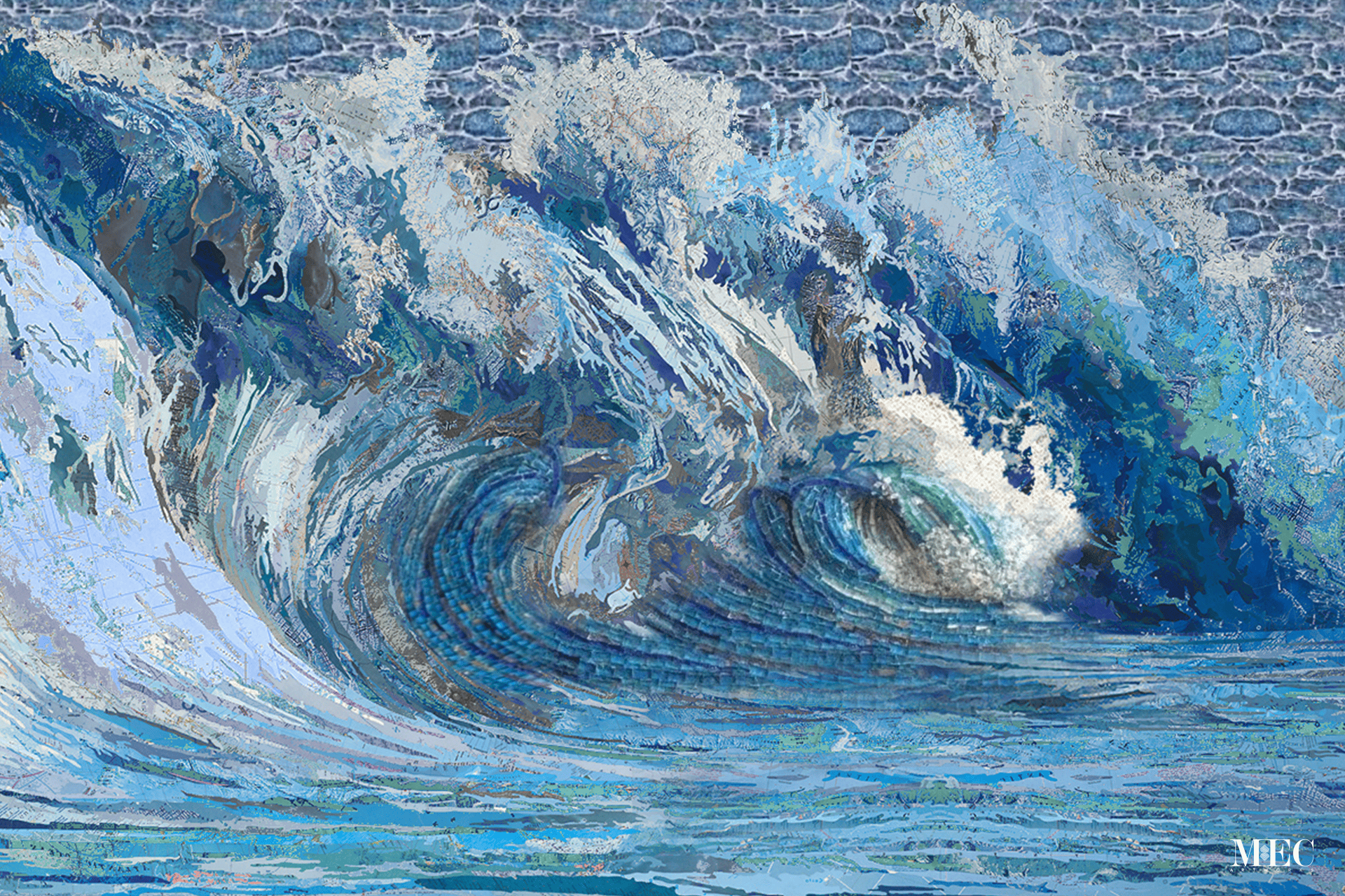 The Captivating Beauty of Ocean Wave Mosaic Art Plus 11 Ideas - MEC Blog
