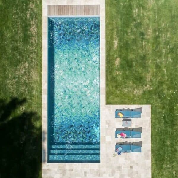 ombre lagoon PIXL pool mosaic render top