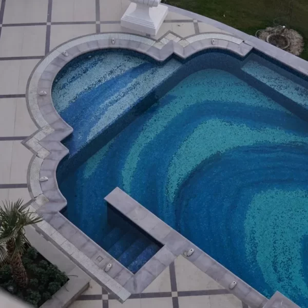 Custom Pool Tile Art