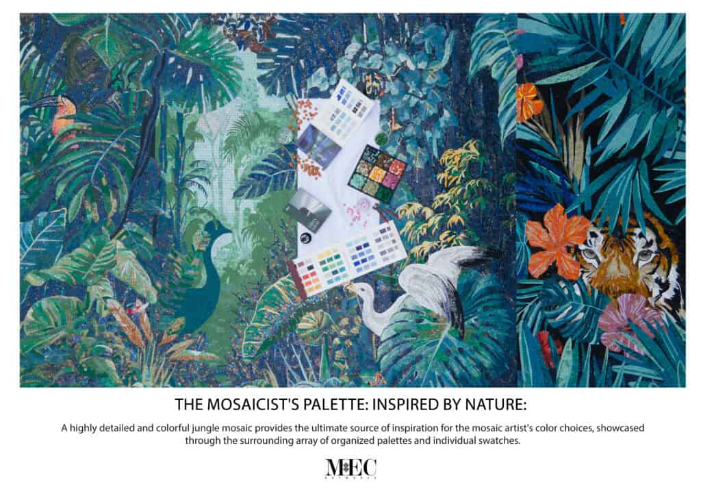 nature mosaic tile art MEC Artworks