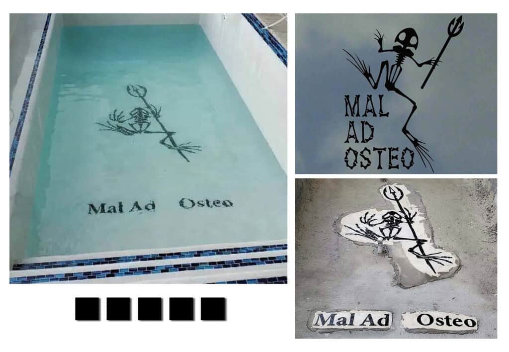 Miami Pool with Custom Handcrafted Navy SEAL Emblem Mosaic