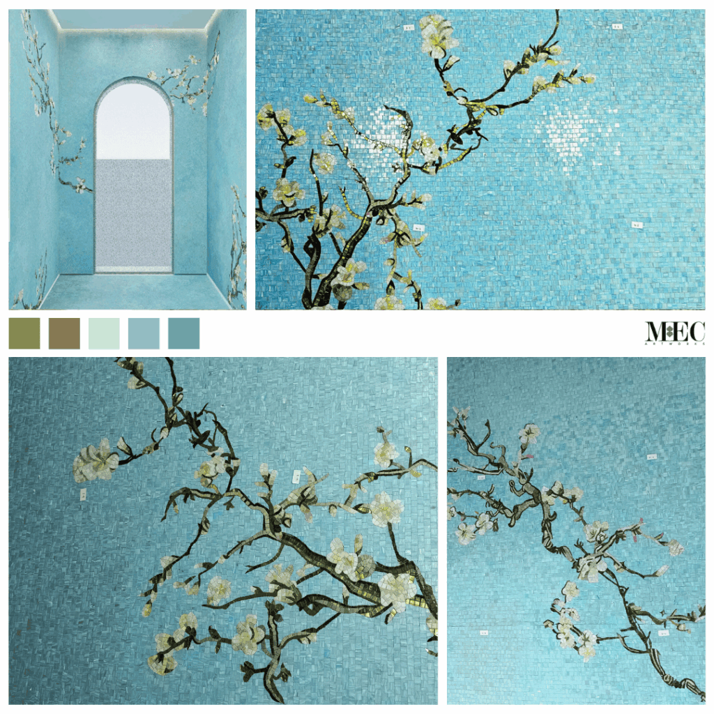 chinoiserie patterns mosaic design inspiration