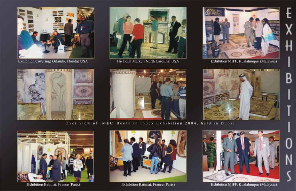 mec exhibitions worldwide display