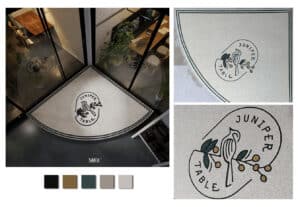 juniper table marble mosaic entrance banner image