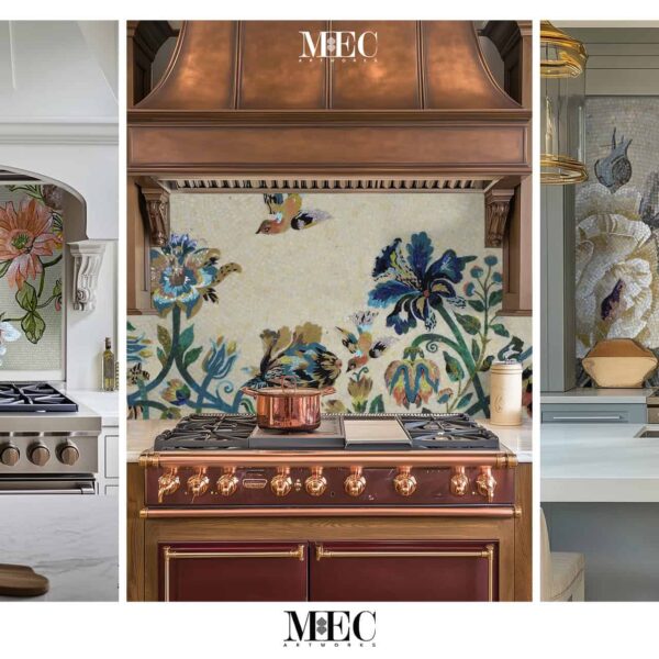 kitchen island mosaic tile ideas blog banner