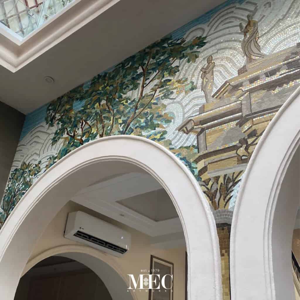 Outdoor Terraces Mosaic Tiles 