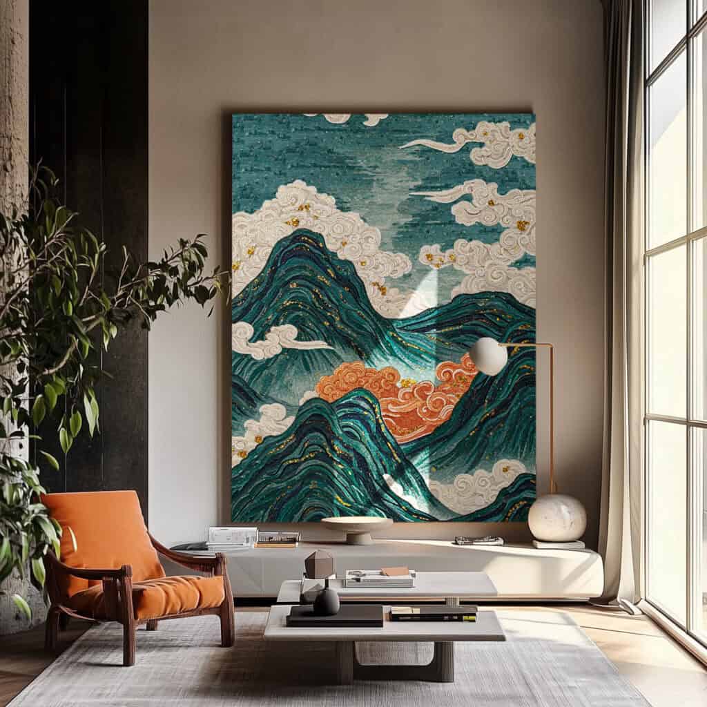 Emerald Peaks Mosaic - MEC Artworks