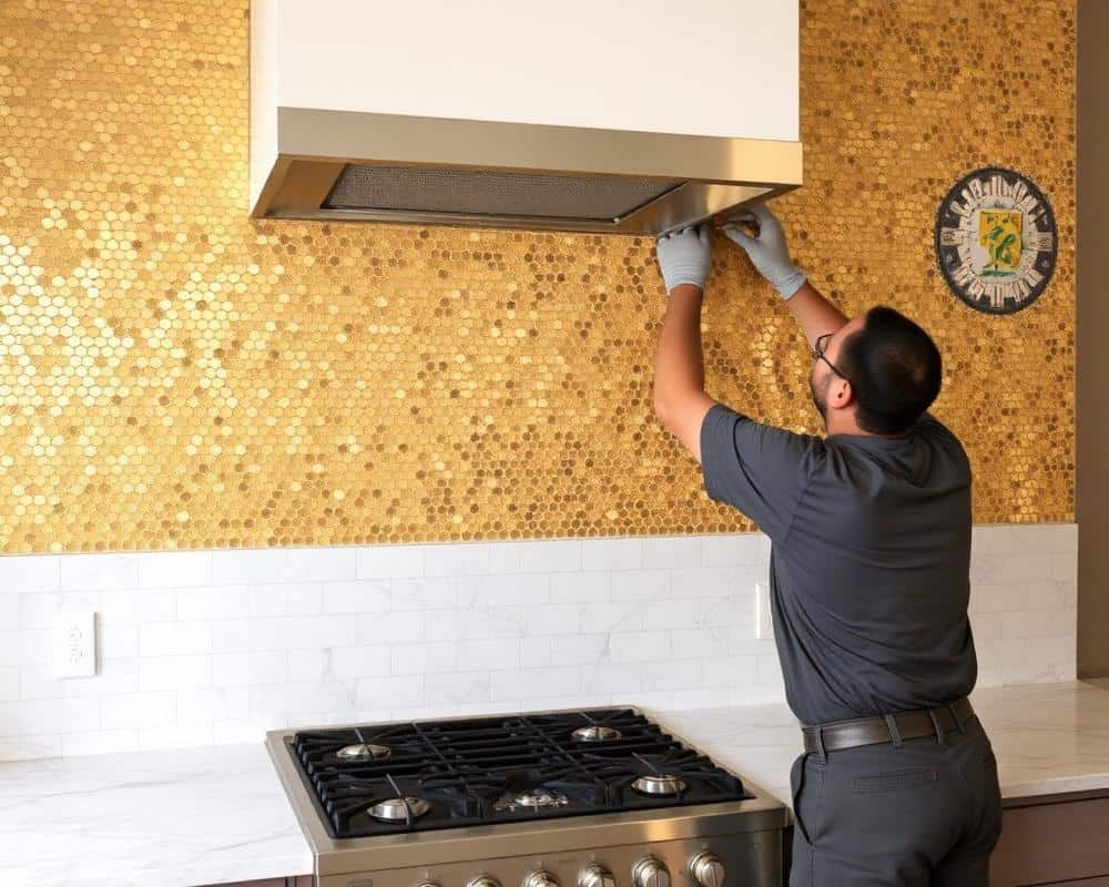 mosaic installation process