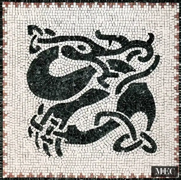 Dragon Mosaic By EC