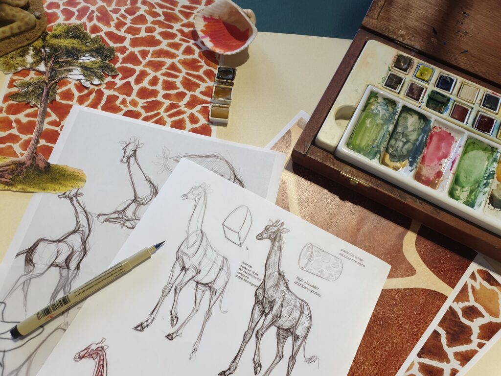 nature inspired mosaic patterns