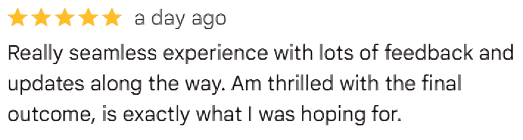 Client Review for Custom Mosaic