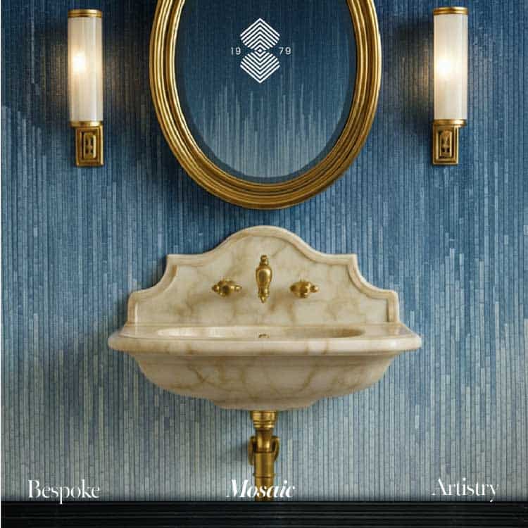 mosaic tiles in bathroom