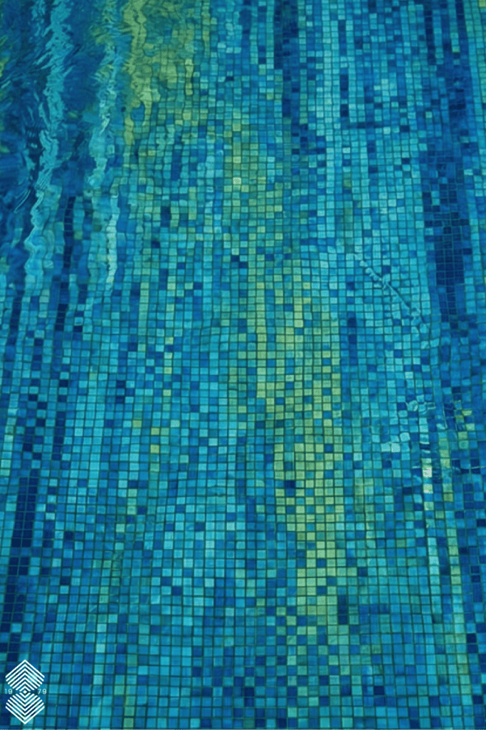 micro-illusion pool tile mosaic