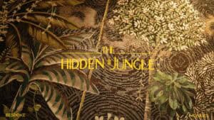 hidden jungle mosaic mural