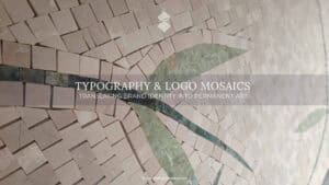 typography and logo mosaics