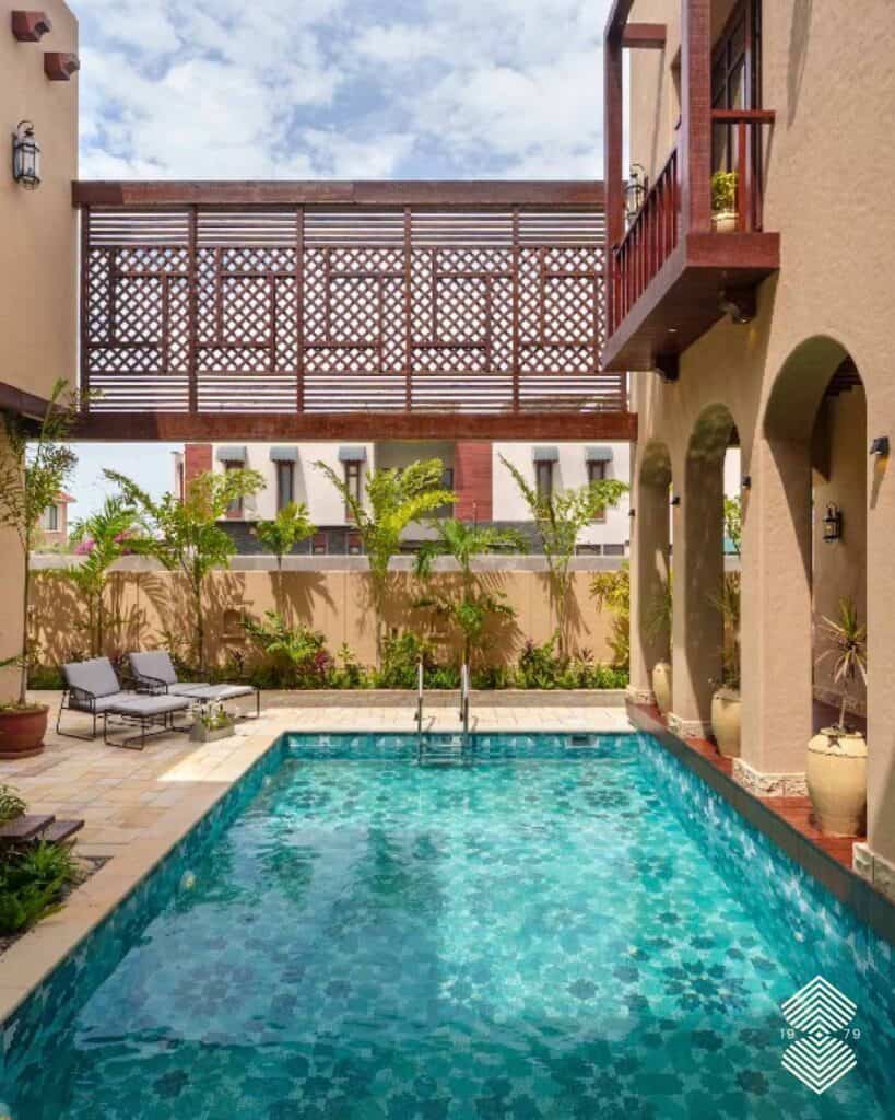 geometric Moroccan design for luxury resort
