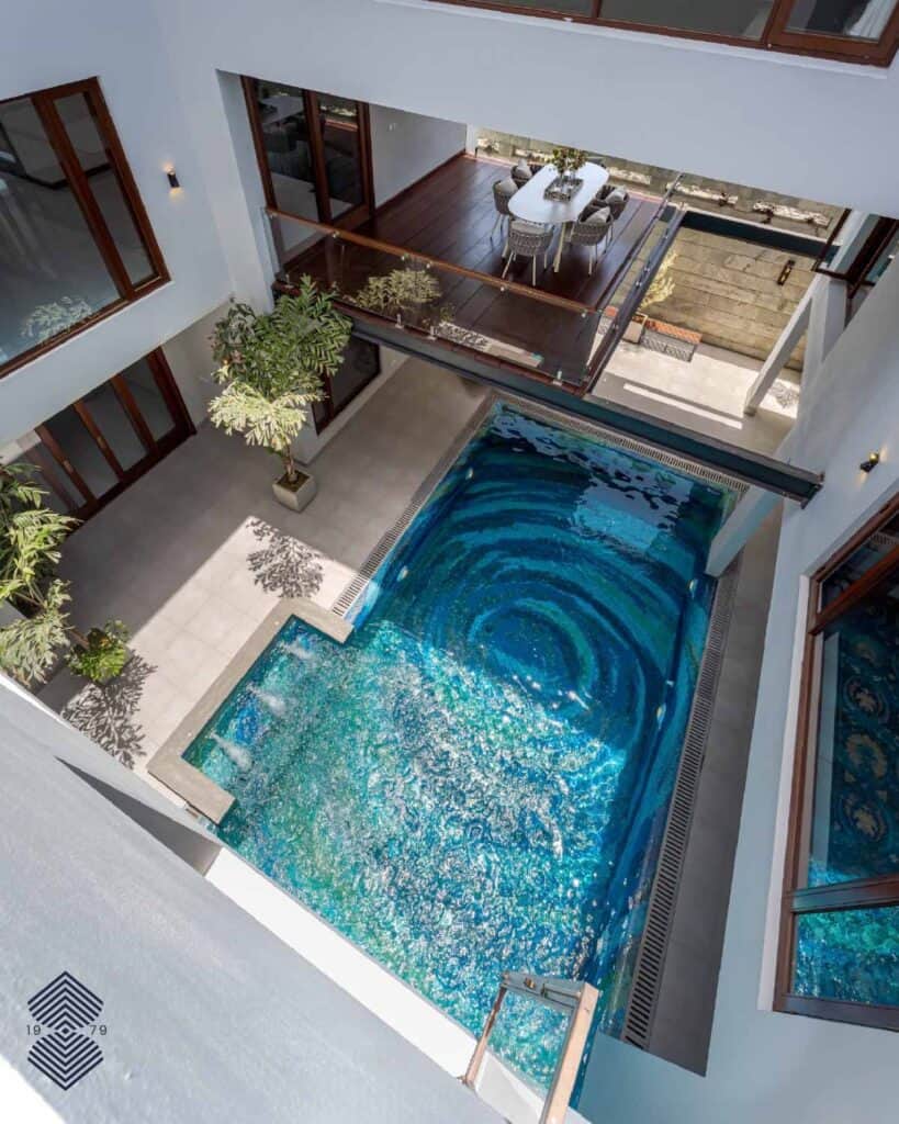 Handcrafted Moroccan design for luxury home pools