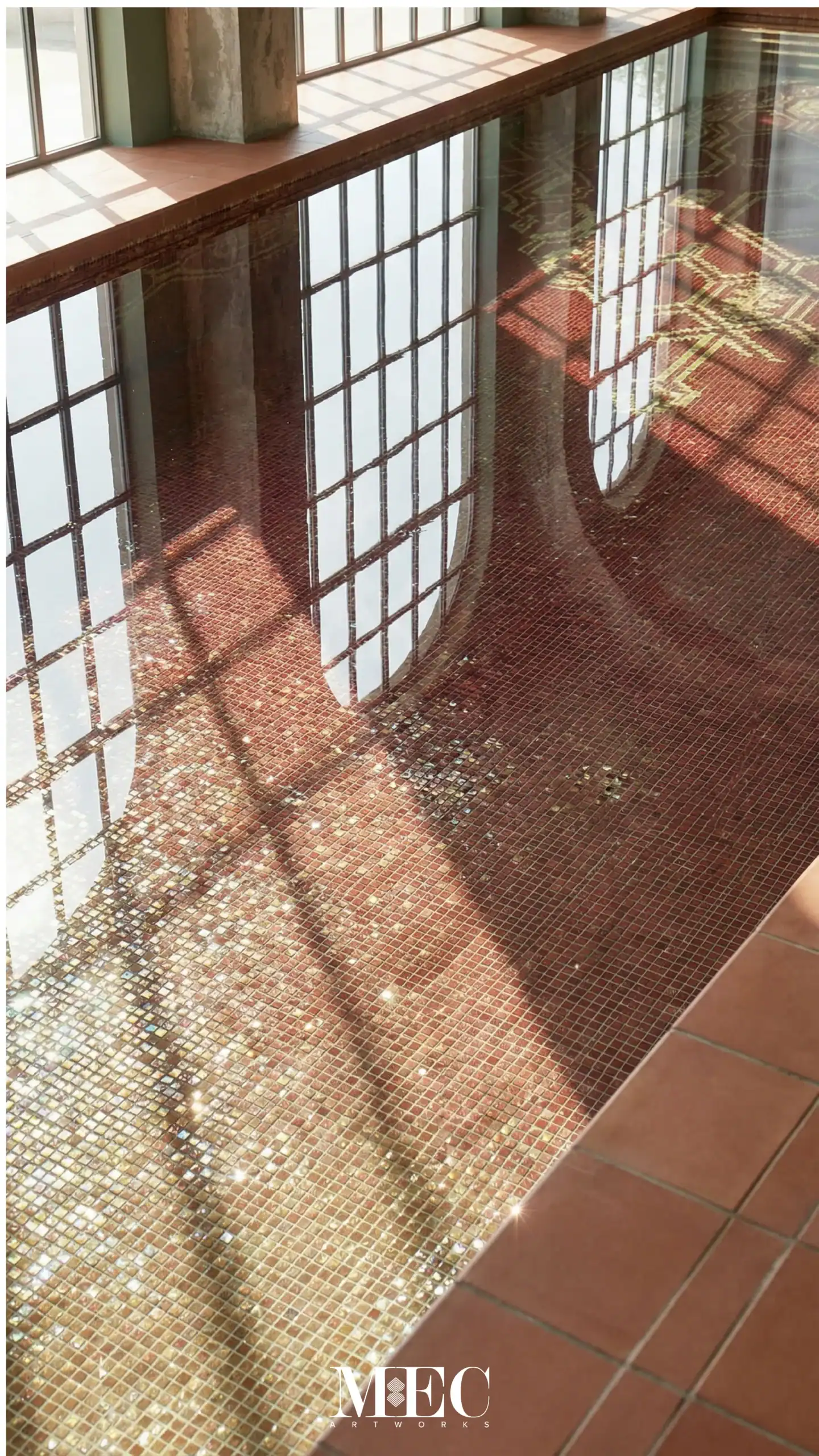 Imperial Hexagon Mosaic Pool - Image 3