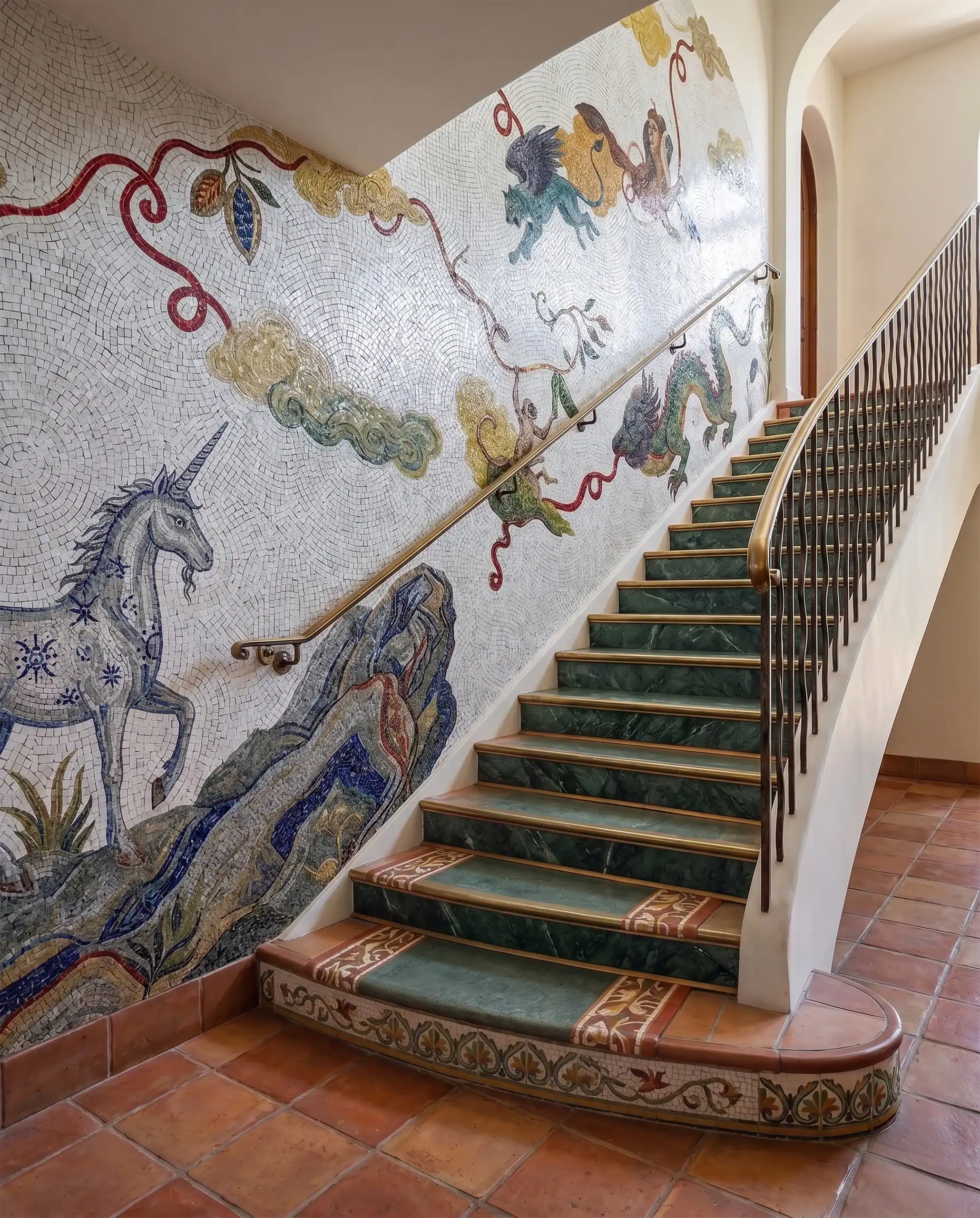 Mythic Flow Mosaic Wall - Image 3