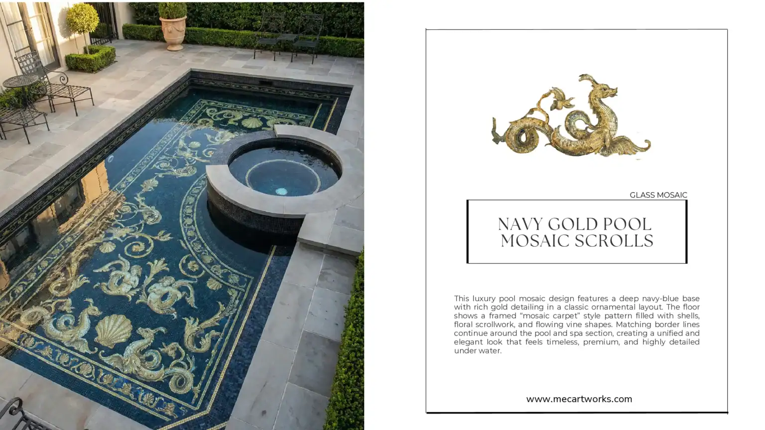 Versace Pool Mosaic Catalogue | Luxury Designs – MEC Artworks