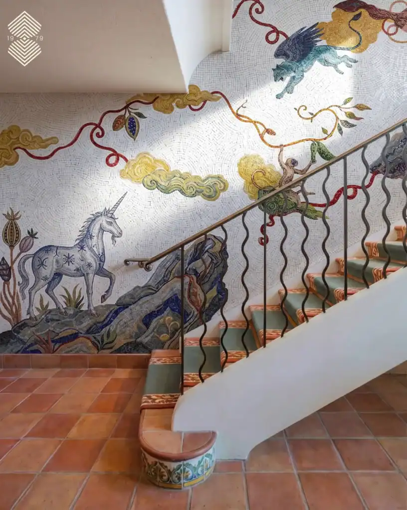 Large Mosaic Mural For a Home Interior by MEC Artworks