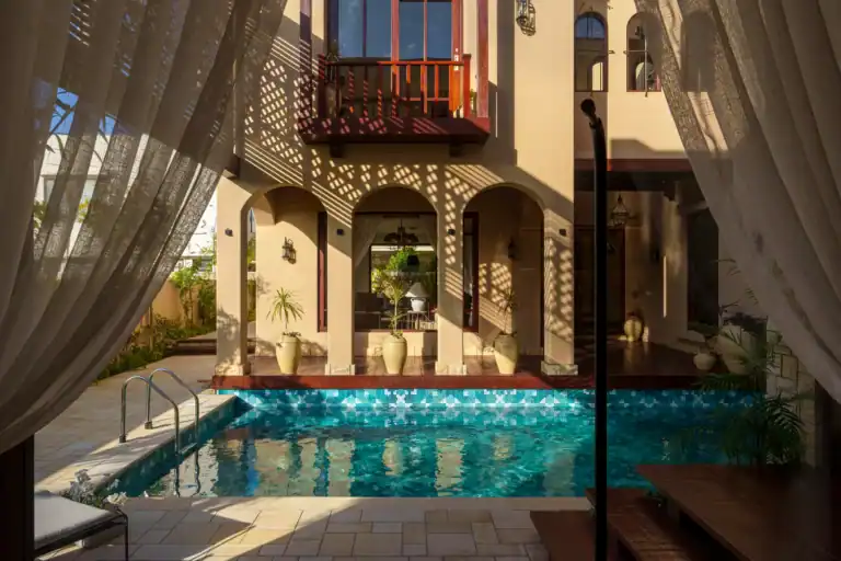 Mosaic Pool for a Luxury Middle Eastern Vilal