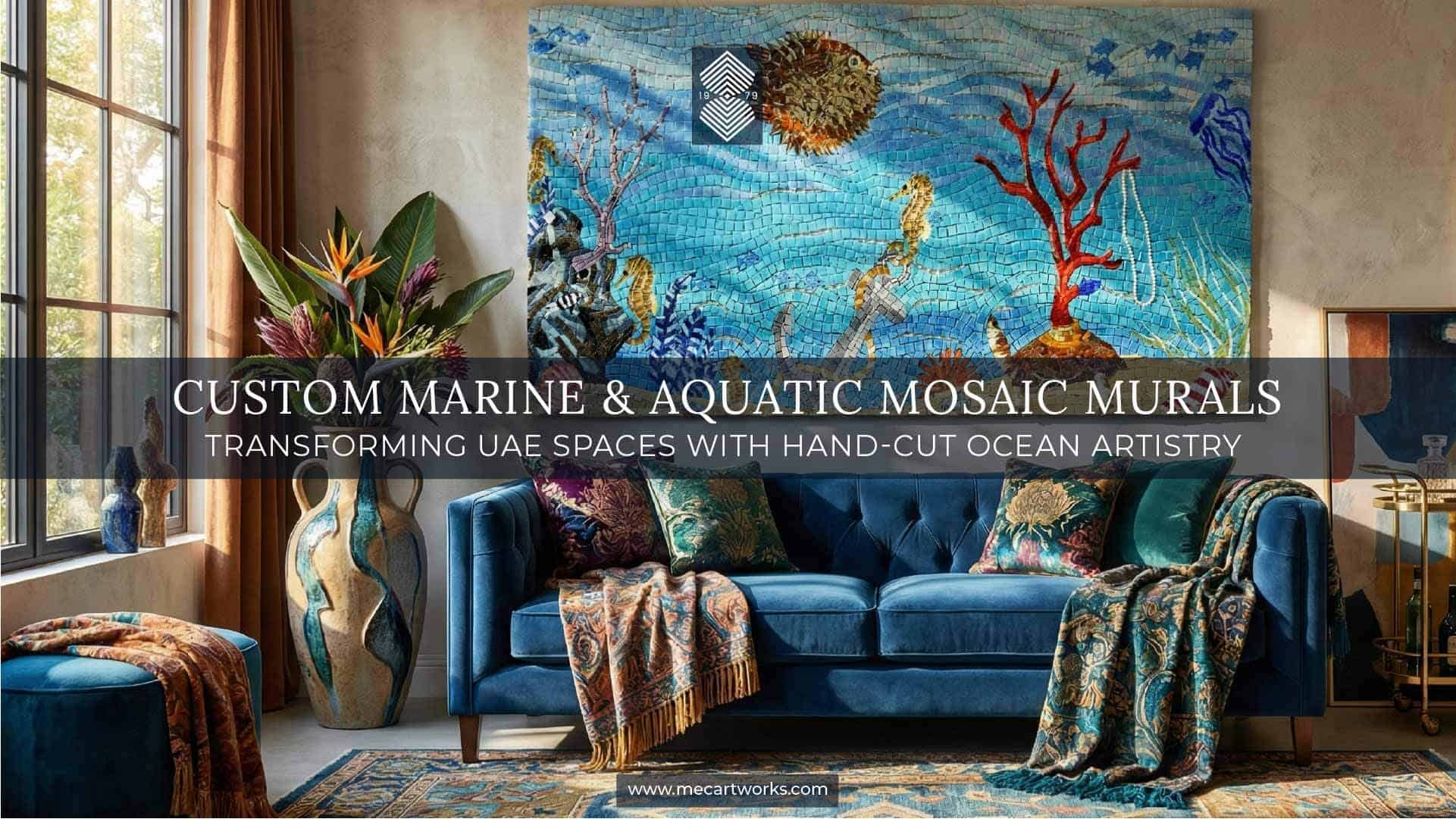 10 Custom ocean Mosaics Designs: Luxury Handcrafted Mosaics