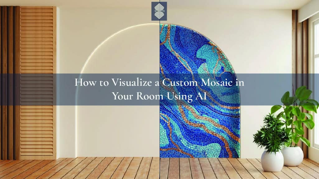 Visualize a custom mosaic in your room using AI with the MEC AI Mosaic Studio
