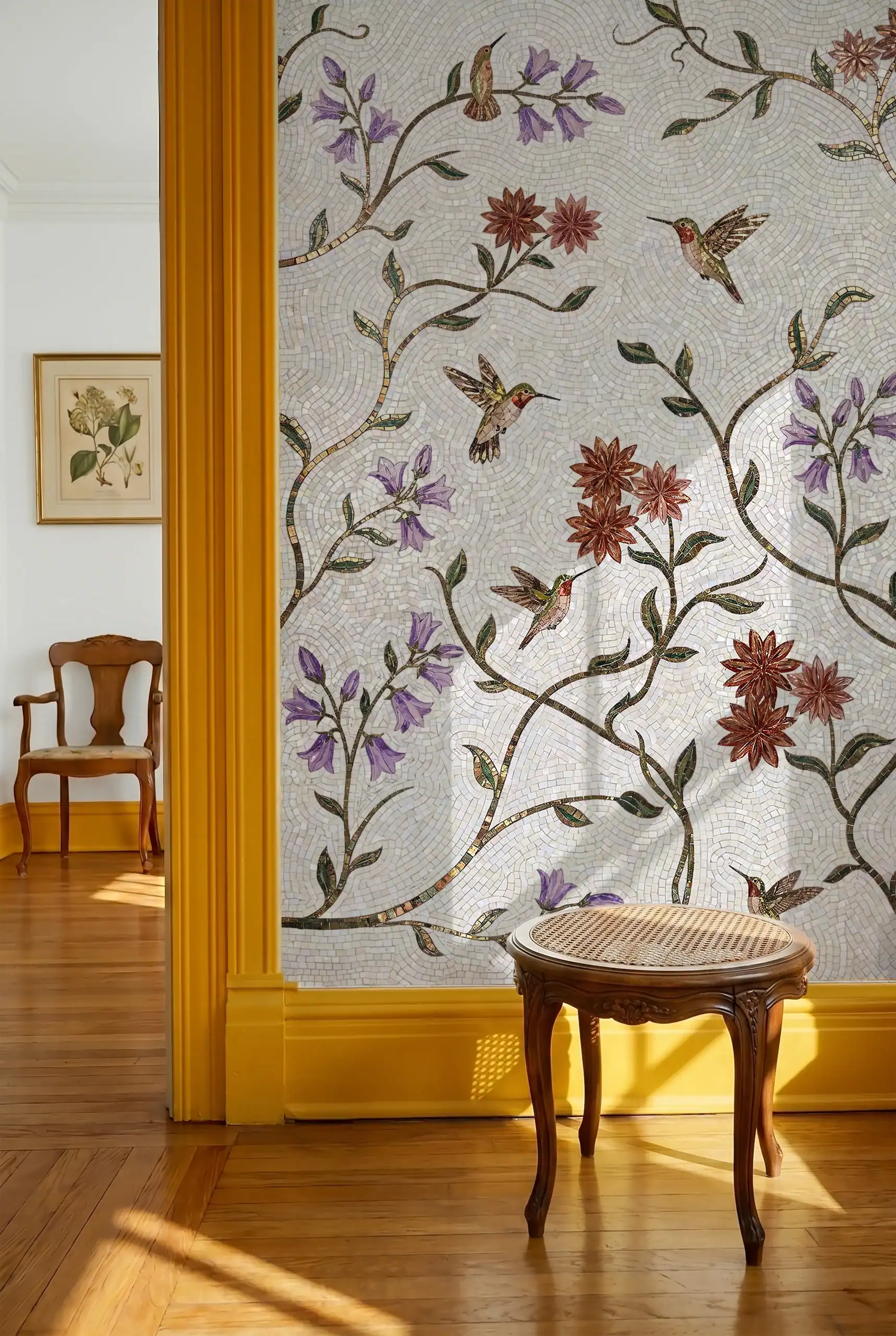 Avian Bloom Mosaic Backsplash - Image 2