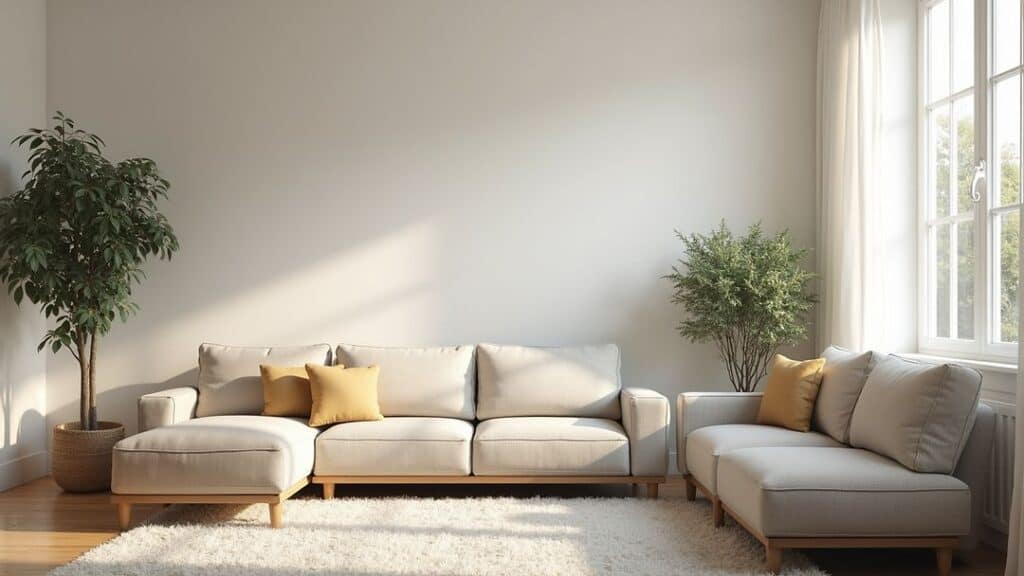 AI-generated room preview to visualize a custom mosaic in your room using AI