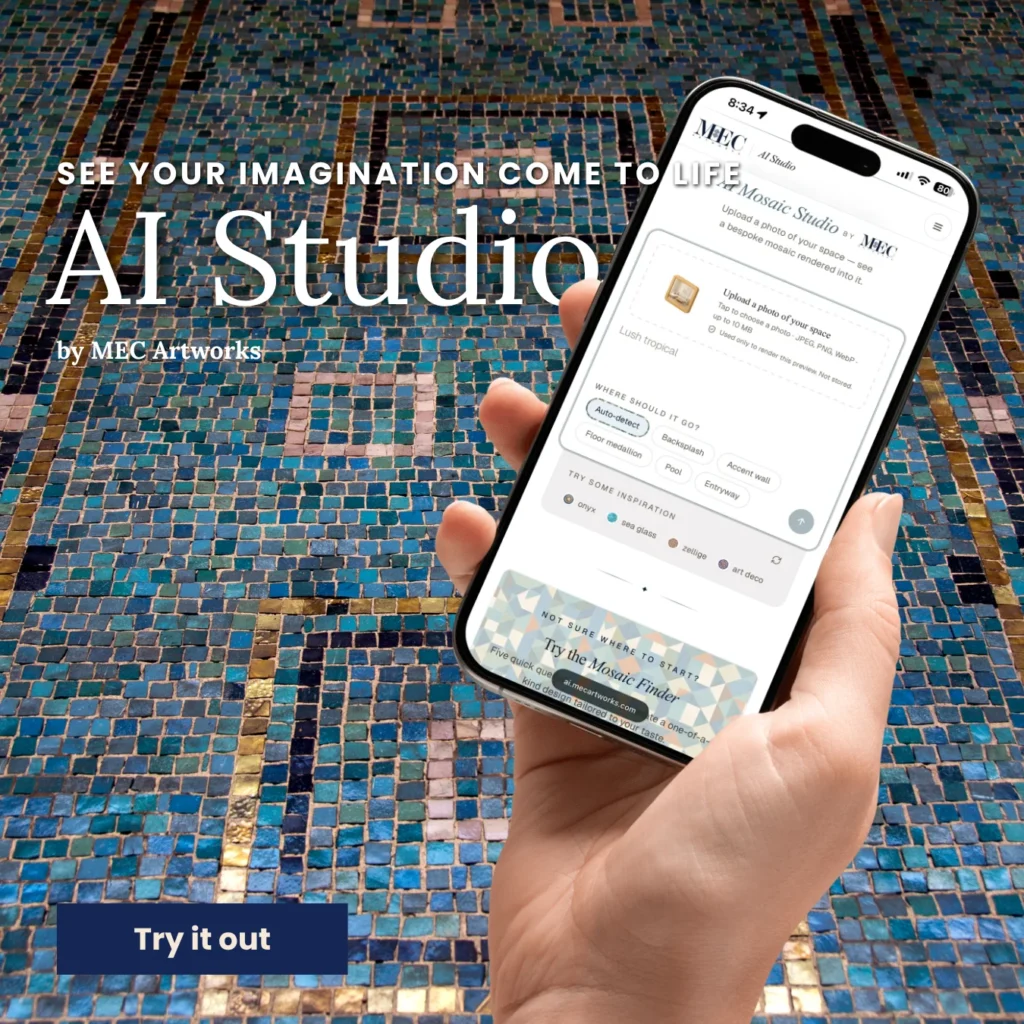Preview Your California Mosaic Design Using AI