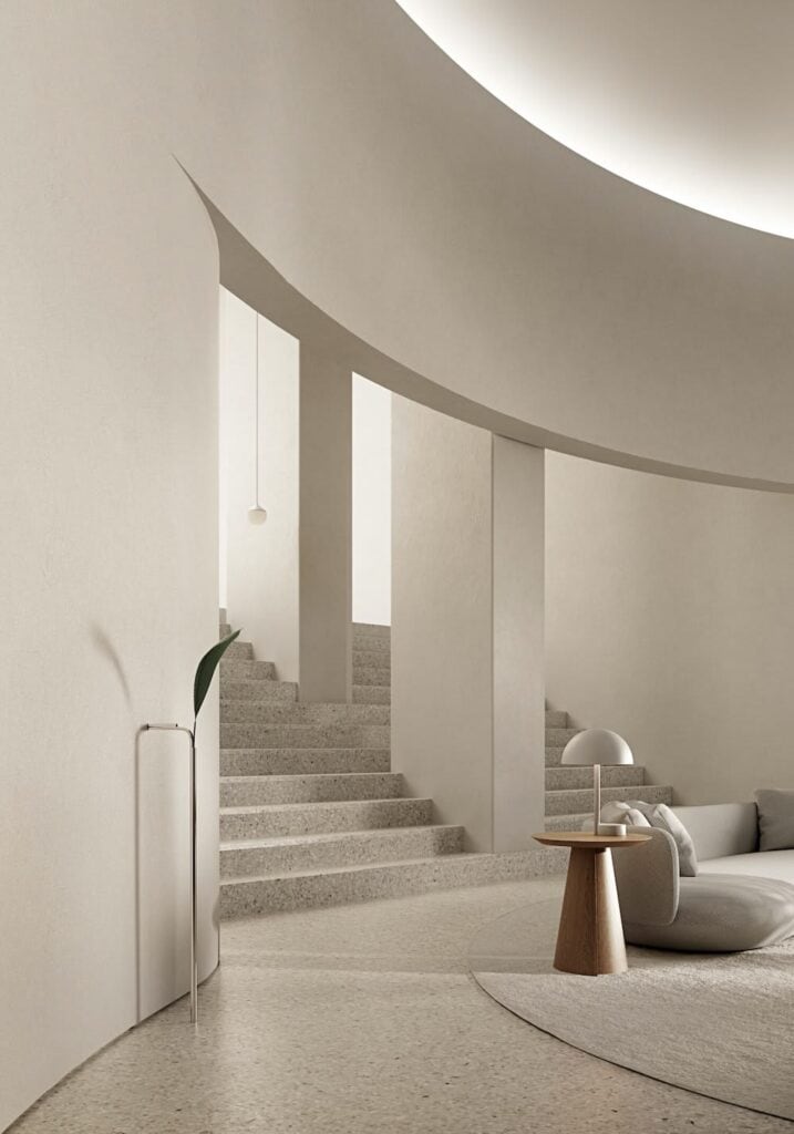 Curved Architectural Feature Wall