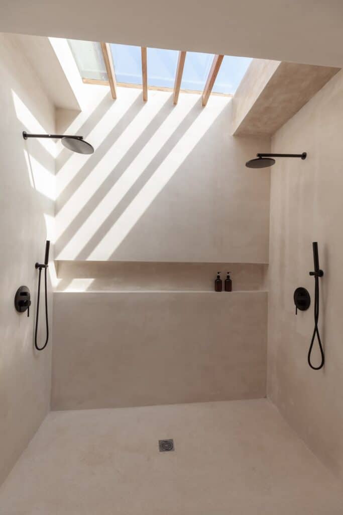 Skylight and Shower Ceiling
